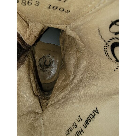 Charlie 1 Horse by Lucchese Ladies Pointed Toe High Heel Cowgirl Boots Size 6.5 - Picture 7 of 8